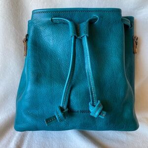 Go Forth Goods Cobalt Bison Abby Bucket Bag